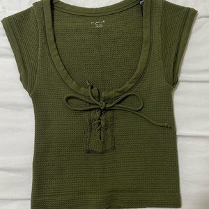 Urban outfitters, crochet shirt